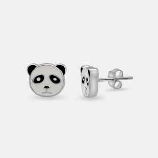 Panda Silver Studs